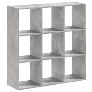 vidaXL betonsz&uuml;rke szerelt fa k&ouml;nyvespolc 102 x 32 x 102 cm