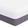 vidaXL Mem&oacute;riahabos matracok K&ouml;zepes 100 x 200 cm Feh&eacute;r &eacute;s Sz&uuml;rke