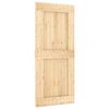 vidaXL Cs&uacute;sz&oacute; ajt&oacute; NARVIK Term&eacute;szetes &eacute;s Fekete 90 x 210 cm (213,5 cm)