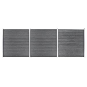 vidaXL sz&uuml;rke WPC ker&iacute;t&eacute;spanel 526 x 186 cm