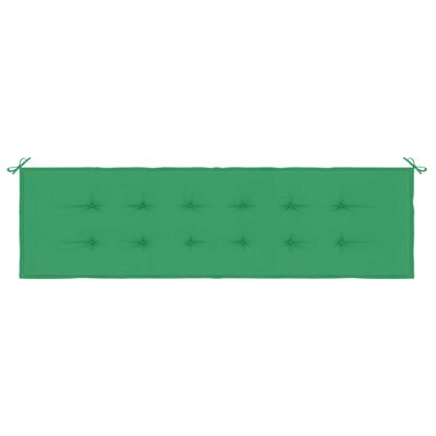 vidaXL zöld oxford szövet kerti padpárna 180 x 50 x 3 cm