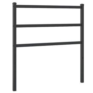 vidaXL fekete f&eacute;m csere fejt&aacute;mla 90 cm
