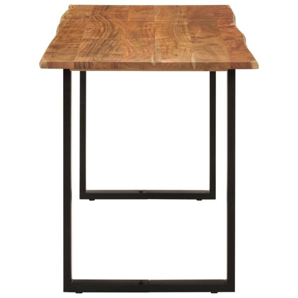 vidaXL tömör akácfa étkezőasztal 140 x 70 x 76 cm