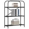 vidaXL K&ouml;nyvespolc Fekete t&ouml;lgy 80 x 30 x 109 cm Faanyag