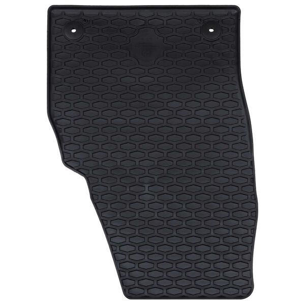 vidaXL Aut&oacute;szőnyeg 4 pcs Fekete Kialak&iacute;tva a &Scaron;koda FABIA 2021-hez Gumi