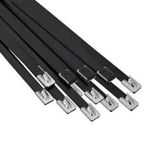 vidaXL K&aacute;bel k&ouml;t&eacute;l 12 db 7,9 x 700 mm Fekete