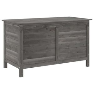 vidaXL feh&eacute;r t&ouml;m&ouml;r fenyőfa kerti t&aacute;rol&oacute;l&aacute;da 99 x 49,5 x 58,5 cm