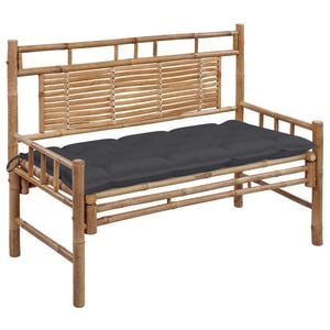 vidaXL bambusz kerti pad p&aacute;rn&aacute;val 120 cm