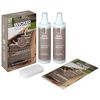 vidaXL rattan &eacute;s textil&eacute;n kertib&uacute;tor-&aacute;pol&oacute; szett 2 x 250 ml
