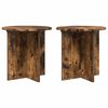 vidaXL N&ouml;v&eacute;ny&aacute;llv&aacute;ny 2 pcs F&uuml;st&ouml;s T&ouml;lgy 40 x 40 x 40 cm Szerelt Fa
