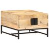 vidaXL t&ouml;m&ouml;r mang&oacute;fa doh&aacute;nyz&oacute;asztal 67 x 67 x 45 cm