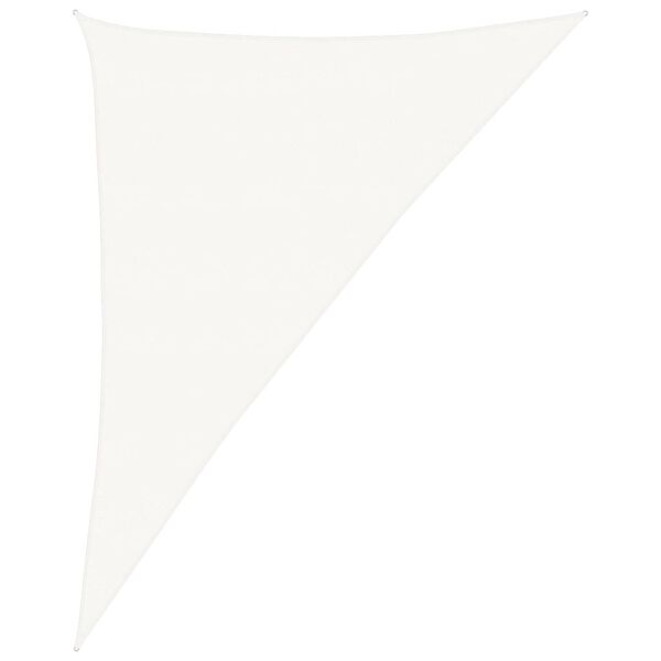 vidaXL feh&eacute;r HDPE napvitorla 160 g/m&sup2; 4 x 5 x 6,8 m