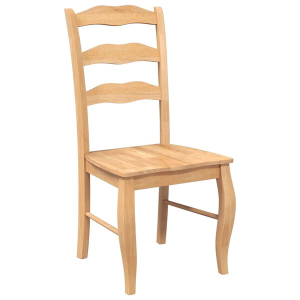 vidaXL 2 db term&eacute;szetes t&ouml;m&ouml;rfa gumib&oacute;l k&eacute;sz&uuml;lt &eacute;tkezősz&eacute;kek