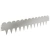 vidaXL Fűszeg&eacute;lyez&eacute;s 10 db 103 x 20 cm Rozsdamentes Ac&eacute;l Ez&uuml;st