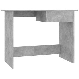 vidaXL betonsz&uuml;rke szerelt fa &iacute;r&oacute;asztal 100 x 50 x 76 cm