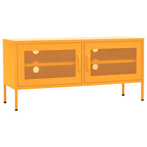 vidaXL must&aacute;rs&aacute;rga ac&eacute;l TV-szekr&eacute;ny 105 x 35 x 50 cm