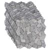 vidaXL Mozaik Csemp&eacute;k Vil&aacute;gossz&uuml;rke 30 x 30 cm M&aacute;rv&aacute;ny