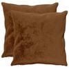vidaXL Takar&oacute; P&aacute;rna 2 db HEERLEN Vil&aacute;gos Barna 55 x 55 cm Flanell