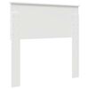 vidaXL Fejtámla fejtámlával Fehér 90 cm Faanyag