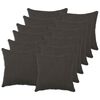 vidaXL P&aacute;rna huzat 12 db HEERLEN S&ouml;t&eacute;tsz&uuml;rke 40 x 40 cm Boucl&eacute;