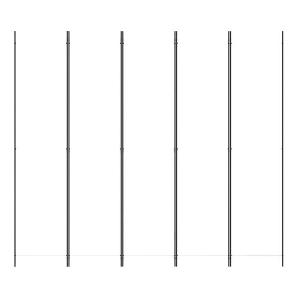 vidaXL feh&eacute;r 5 paneles parav&aacute;n 250x220 cm sz&ouml;vet