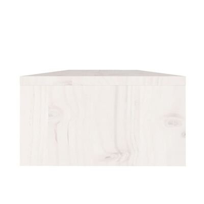 vidaXL fehér tömör fenyőfa monitorállvány 50 x 24 x 13 cm