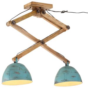 vidaXL kopott k&eacute;k fali l&aacute;mpa 25 W 29x18x85 cm E27