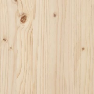 vidaXL tömör fenyőfa ágy fejtámla 144x6x82,5 cm