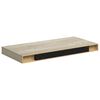 vidaXL 2 db tölgyszínű MDF lebegő fali polc 50 x 23 x 3,8 cm