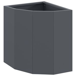 vidaXL Sarok Vir&aacute;gtart&oacute; Antracit 30 x 30 x 35 cm Ac&eacute;l