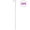 vidaXL 25 db horganyzott ac&eacute;l s&aacute;torc&ouml;vek 30 cm &Oslash;5 mm