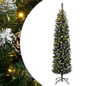 vidaXL v&eacute;kony műkar&aacute;csonyfa 150 LED-del 120 cm