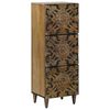 vidaXL Magas T&aacute;lca Barna 40 x 33 x 110 cm T&ouml;m&ouml;r Mang&oacute;f&aacute;t