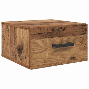 vidaXL &Eacute;jjeliszekr&eacute;ny R&eacute;gi fa 35 x 35 x 20 cm Szerelt Fa