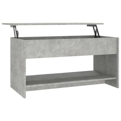 vidaXL betonszürke szerelt fa dohányzóasztal 102x50x52,5 cm