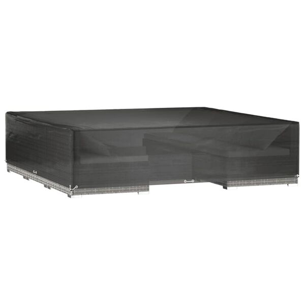 vidaXL négyzet alakú kerti bútorhuzat 16 fűzőlyukkal 240 x 240 x 55 cm