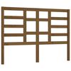 vidaXL m&eacute;zbarna t&ouml;m&ouml;r fenyőfa &aacute;gyfejt&aacute;mla 146 x 4 x 104 cm