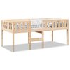 vidaXL t&ouml;m&ouml;r fenyőfa gyerek&aacute;gy matrac n&eacute;lk&uuml;l 90 x 190 cm