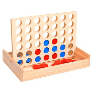 vidaXL t&ouml;m&ouml;r fa 4 egy sorban j&aacute;t&eacute;k 24 x 15 x 4 cm
