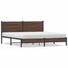 vidaXL barna t&ouml;lgy sz&iacute;nű f&eacute;m &aacute;gykeret matrac n&eacute;lk&uuml;l 160 x 200 cm