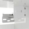 vidaXL 4 db magasfényű fehér falra szerelhető TV-szekrény 30,5x30x30cm