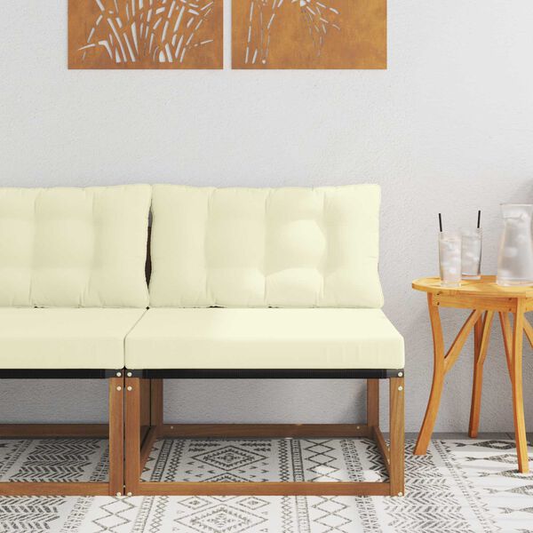 vidaXL K&uuml;lt&eacute;ri k&ouml;z&eacute;pső kanap&eacute; T&ouml;m&ouml;r Ak&aacute;cfa Term&eacute;szetes