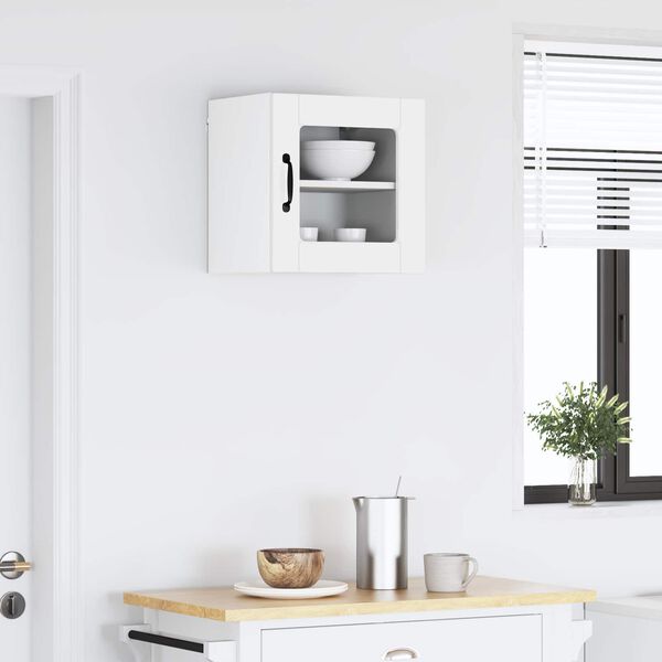 vidaXL Konyhaszekr&eacute;ny Magas F&eacute;nyű Feh&eacute;r 40 x 31 x 40 cm Faanyag