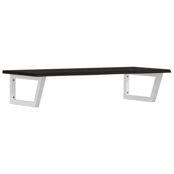 vidaXL ac&eacute;l &eacute;s t&ouml;m&ouml;r t&ouml;lgyfa falra szerelhető mosd&oacute;polc