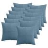 vidaXL P&aacute;rna huzat 12 pcs ALMELO K&eacute;k 40 x 40 cm cord