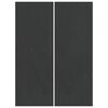 vidaXL Medence alatlappal Fekete 300 x 220 x 0,1 cm Nemes sz&ouml;vet