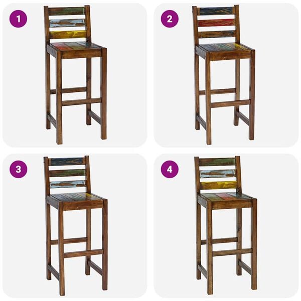 vidaXL 2 db t&ouml;m&ouml;r &uacute;jrahasznos&iacute;tott fa b&aacute;rsz&eacute;k