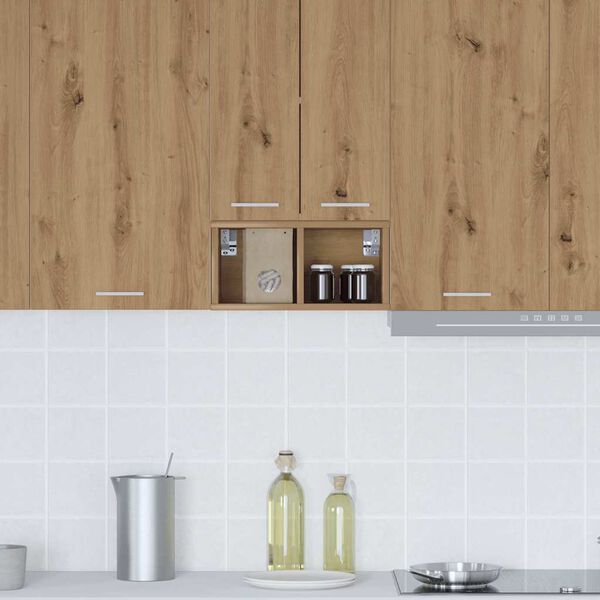 vidaXL F&uuml;ggő szekr&eacute;ny Artisan t&ouml;lgy 20 x 29,5 x 40 cm Faanyag