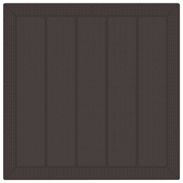 vidaXL Kert &eacute;tkező szett 3 pcs Barna Polipropil&eacute;n