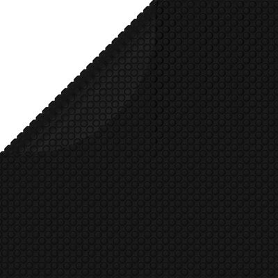 vidaXL fekete polietilén medencetakaró 455 cm